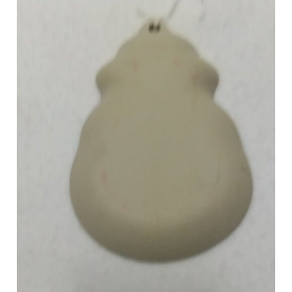 Stoneware Snowman Christmas /Winter Cookie Mold from the Kitchen Collection - Picture 3 of 7